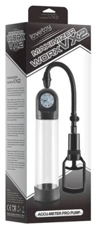 Вакуумная помпа Lovetoy Maximizer с монометром + эрекцмонное кольцо